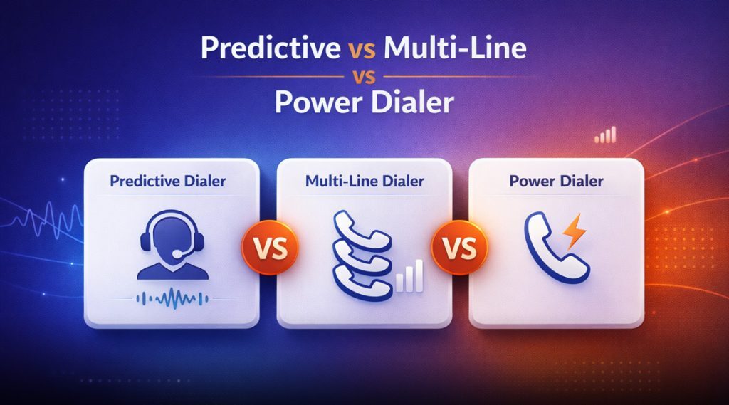 Step 1: Know the Dialer Types&nbsp;predictive vs Multi-line-vs power dialer