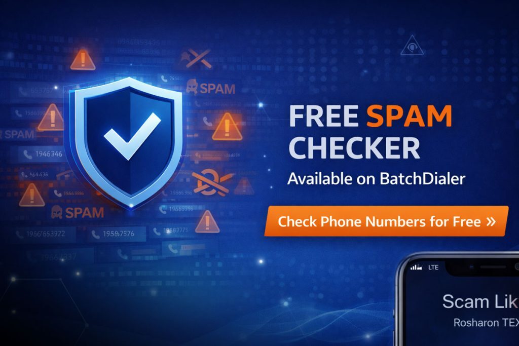 free spam checker available on batchdialer