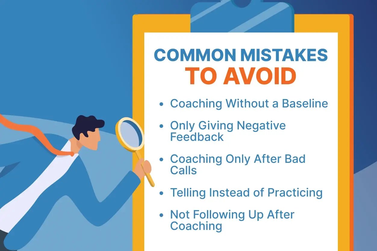 infographic list of the Common Mistakes to avoid.