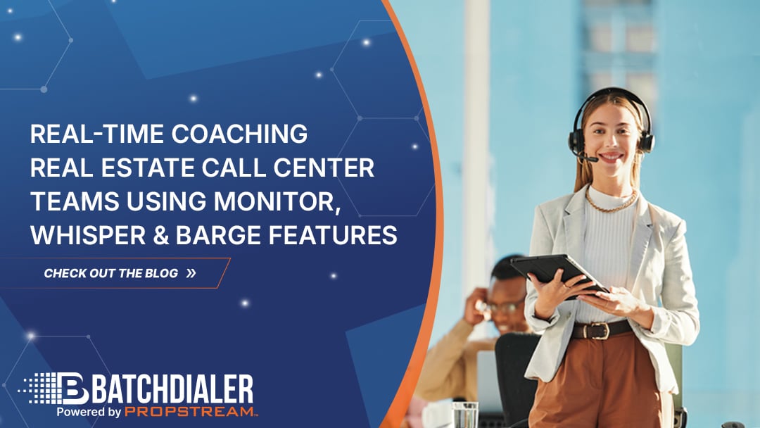 real time training call center teams with barge listen