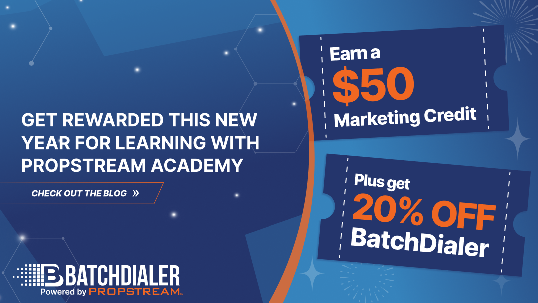 PropStream Academy 2026 course packs for Investors