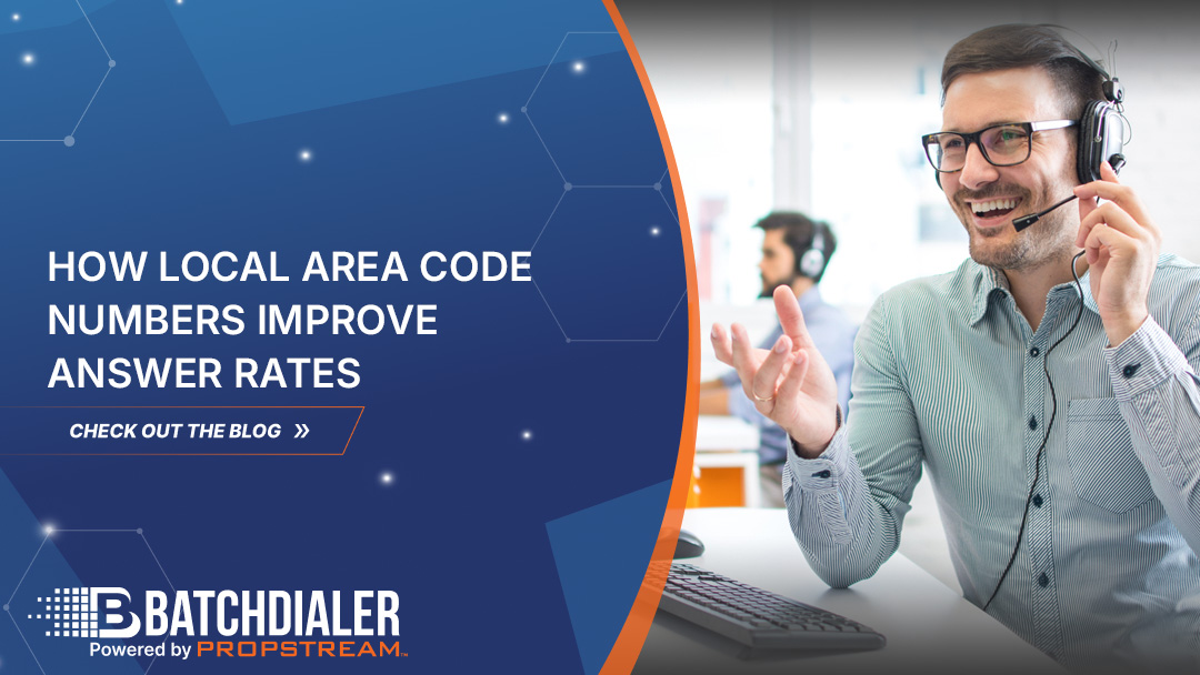 How local area code numbers improve answer rates