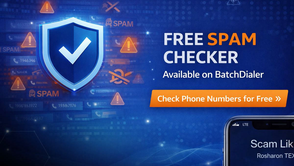 Free spam checker from BatchDialer