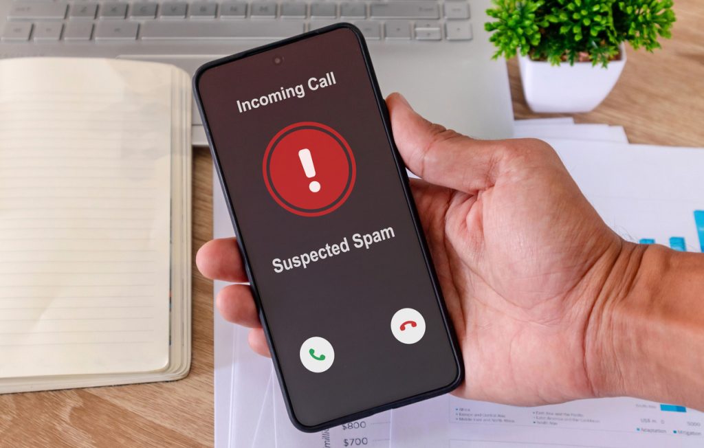 Suspected spam - phone number