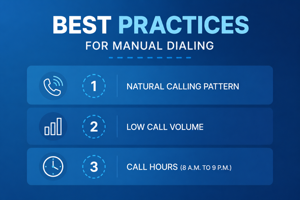 Best Practices for Manual Dialing